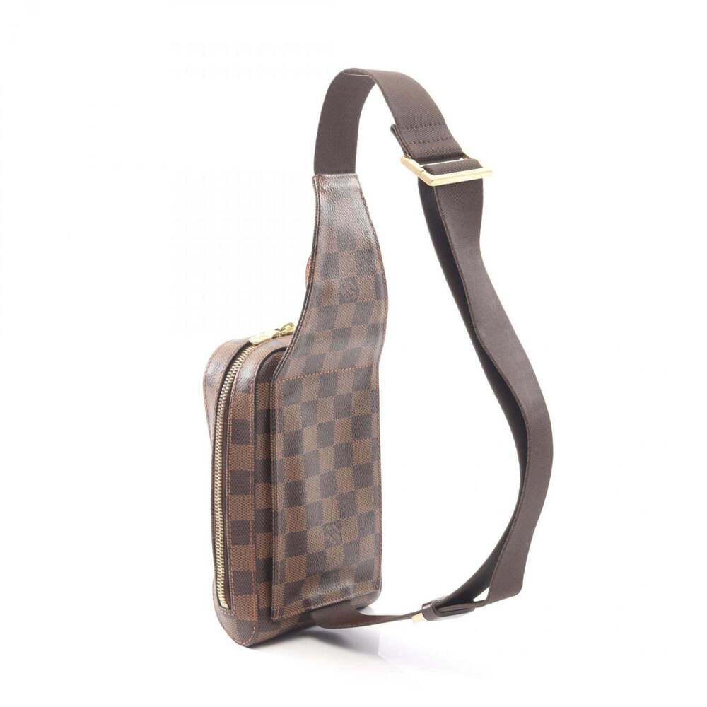 LOUIS VUITTON Brown Damier Leather Fanny Pack - Picture 2 of 9